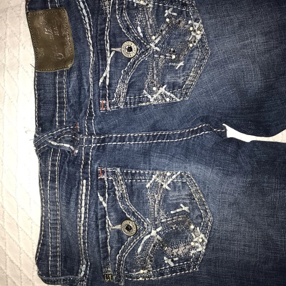 bedazzled flare jeans - Picture 1 of 3